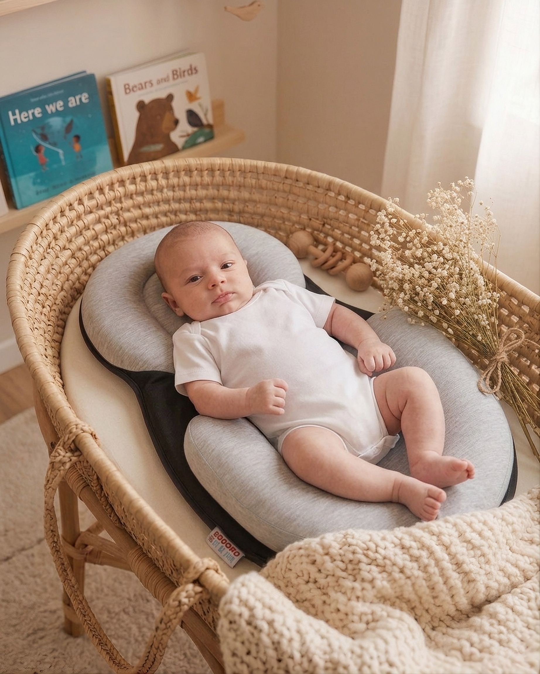 Nido almohada ergonómica para bebé