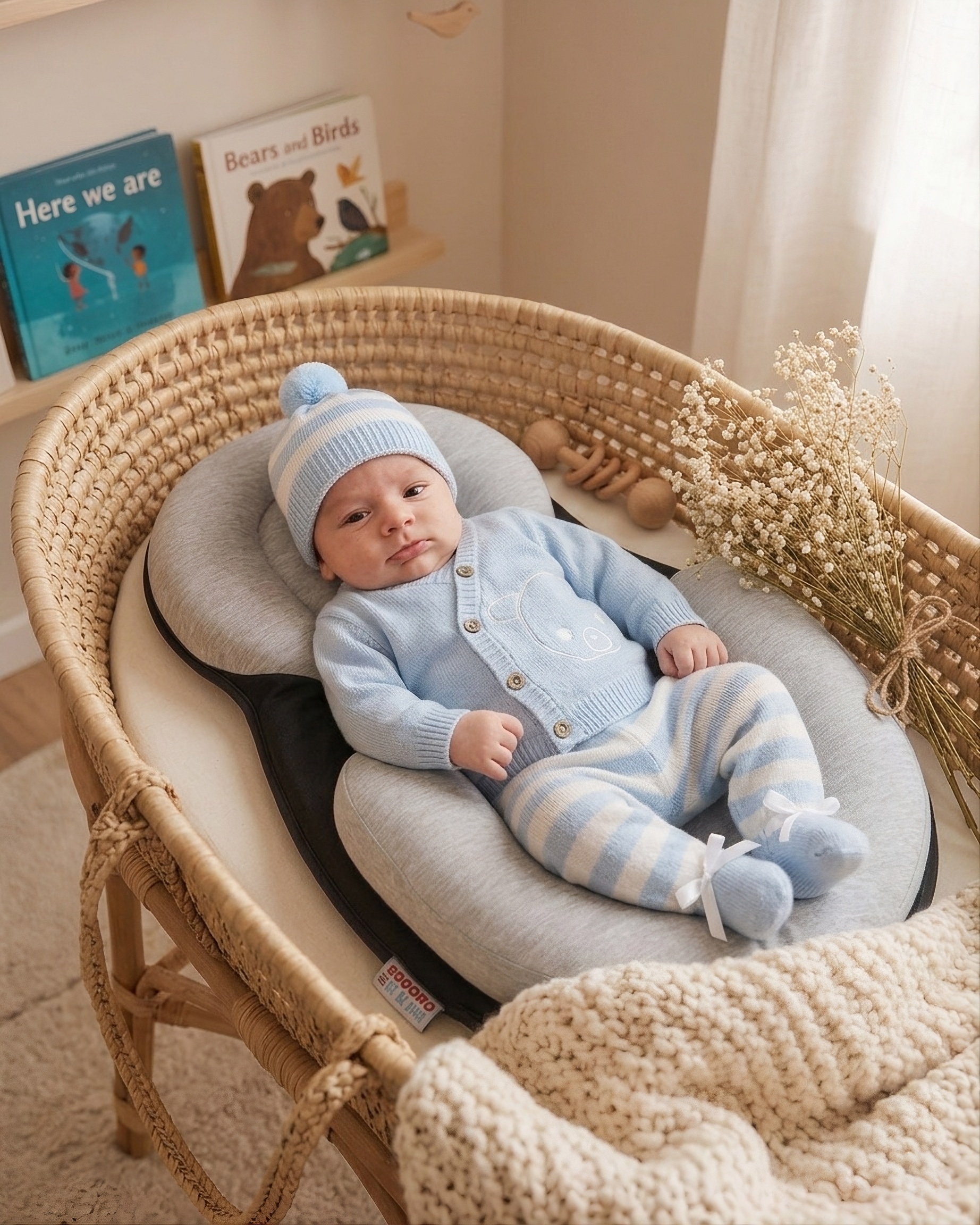 Nido almohada ergonómica para bebé